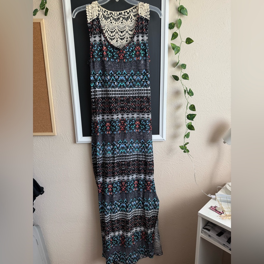 Rue21 Multicolor Patterned Maxi Dress